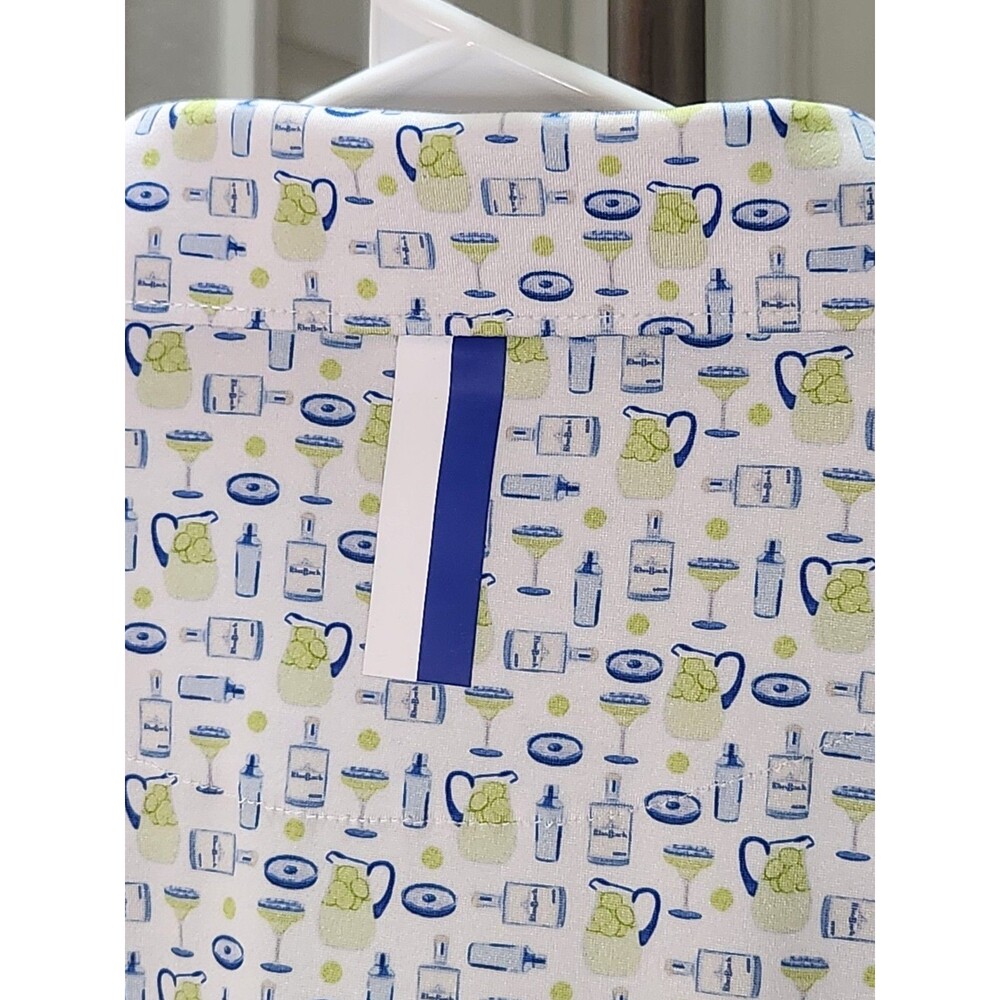 Men'sRhoback 3XL Performance Polo Short Sleeve Shirt XXXL Blue & Green Cocktails - Picture 12 of 14